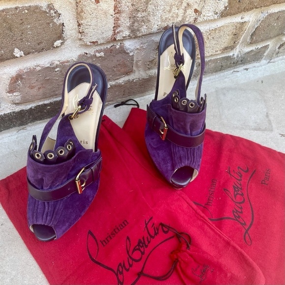 Christian Louboutin | Jen slingback platform heels - Picture 5 of 11